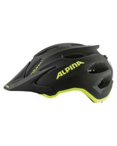 Alpina Carapax Junior Flash Fahrradhelm Kinder (schwarz / neongelb)