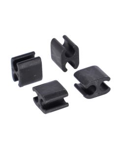 XLC BR-X120 Kabelclip (Ø4mm Schalt-/E-Kabel Außenhülle | 30 Stück)