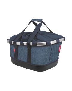 KLICKfix Bikebasket GT Hinterradtasche (twist blue | 21 Liter | Racktime)