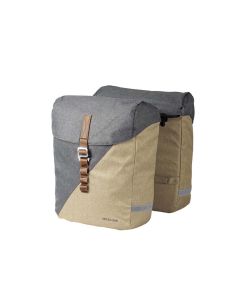 Racktime Heda 2.0 Satteltaschen (12 Liter | sand / grau | inkl. Snapit Adapter 2.0)