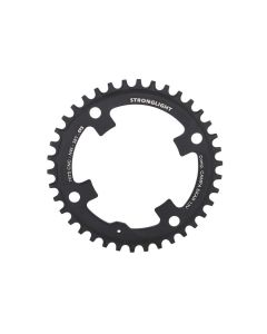 Stronglight Gravel Kettenblatt für Campa (38 Zähne | schwarz ct² Alu 7075-T6 | 123mm)