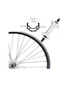 Roland ZAC 19 Vorderrad (28" | Alunabe | schwarz)