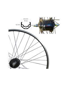 Roland ZAC 19 Vorderrad (28" | DH-3N31 | schwarz)