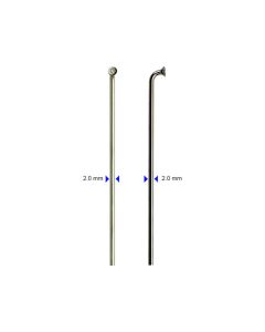 Messingschlager M28352401 Speichen (298 x Ø 2.0mm | silber)