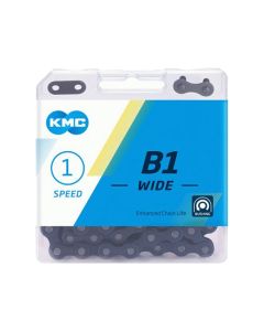 KMC B1 Wide Fahrradkette (112 Glieder | 1-fach | schwarz)