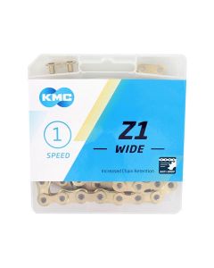 KMC Z1 Wide Fahrradkette (112 Glieder | 1-fach | gold)