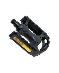 Messingschlager Fahrradpedale mit Reflektor (schwarz)