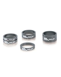 XLC AS-A02 A-Head Distanzringsatz (3x5 | 1x10 | 1x15mm | 1 1/8" | schwarz)