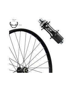 Roland Taurus 21 Disc Centerlock 28" Hinterrad (36 Loch | XT M8010 Nabe | schwarz)