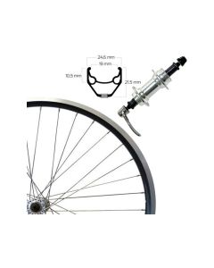 Roland ZAC 2000 Hinterrad (28“ | Alunabe | FW-SSP | schwarz)