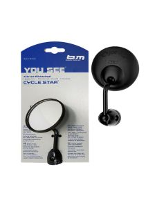Busch + Müller Fahrradspiegel Cycle-Star-3 (kurze gebogene Stange)