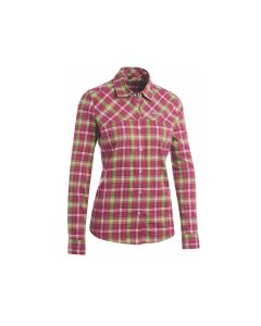 Gonso Sabina Langarm Hemd Damen (rot / grün)