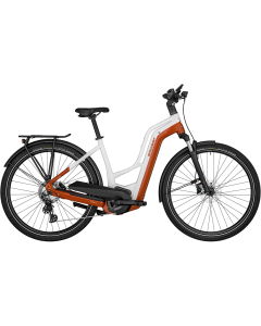 Bergamont E-Horizon Edition LTD Amsterdam Trekking E-Bike (28" | 750Wh | glanzweiß / orange)-60 cm