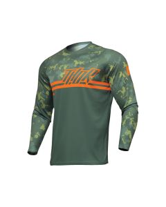 Thor Sector DIGI Fahrradtrikot Herren (grün)-4XL