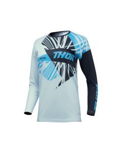 Thor Sector Split Fahrradtrikot Damen (schwarz / blau)-XXL