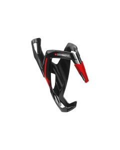 Elite CustomRacePlus Trinkflaschenhalter (Elastomer-Gummi | schwarz / rot)