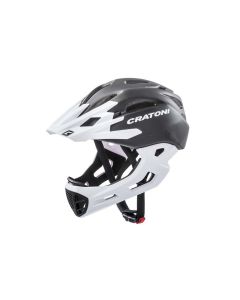 Cratoni C-Maniac Fahrradhelm (schwarz /weiß)