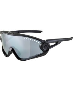 Alpina 5W1NG Sonnenbrille (schwarz | Gläser schwarz verspiegelt)