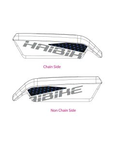 Haibike Akkugehäusedekor Xduro (2018 | HB-S15 platin blau + schwarz Bosch)