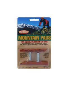 Kool-Stop Canti MTB contoured Bremsschuh (C1 salmon | rot / orange)