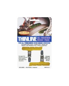 Kool-Stop V-Brake Thinline Bremsschuh (T2 | gelb)