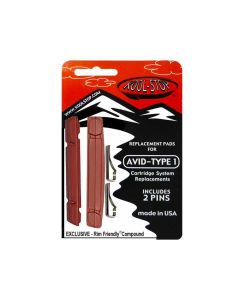 Kool-Stop V-Brake AVID1 Bremsgummi R2 (orange)