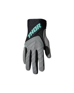 Thor Spectrum Fahrradhandschuhe Jugendliche (schwarz / grau)-L