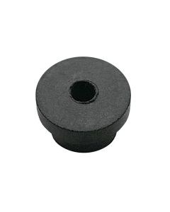SKS Messingnippel Gummieinsatz (schwarz)