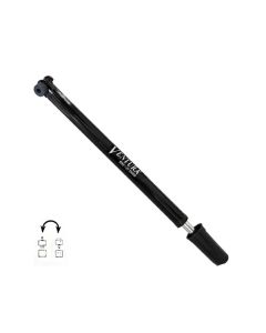 Messingschlager Luftpumpe für Rahmen (RH 58-61 | 50-53cm | schwarz)