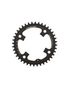Stronglight Gravel Kettenblatt für Campa (40 Zähne | schwarz ct² Alu 7075-T6 | 123mm)