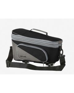 Racktime Tasche Talis Plus 2.0 Fahrradtasche (7 Liter | schwarz / grau | inkl. Snapit 2.0 Adapter)