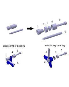 Black Bearing Rahmenwerkzeug