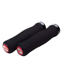 Sram Contour Fahrradgriffe (schwarz | 129mm | mit Klemme schwarz | inkl. Endstopfen)