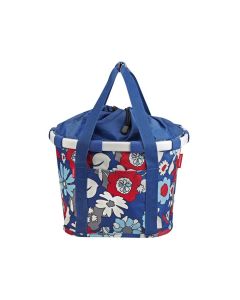 KLICKfix Reisenthel Bikebasket Fahrradkorb (florist indigo | 15 Liter)