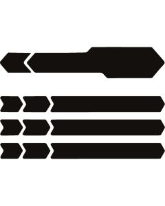 ALGIS Kettenschutzaufkleber (schwarz / gloss)