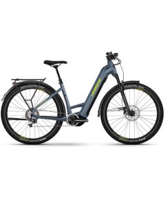 Haibike Trekking 7.5 Low E-Bike (27,5" | 720Wh | blue slate / gelb)-50cm
