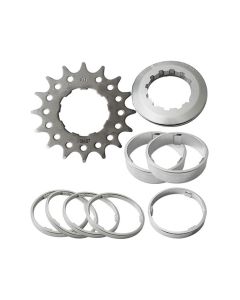 Point Single Speed Steckkranz (16 Zähne | 1/2" | x3/32" | CroMo | Ringe)