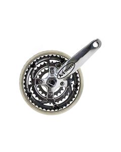 Messingschlager Migty Kurbelsatz (170mm | 3-fach | 48-38-26 | silber)