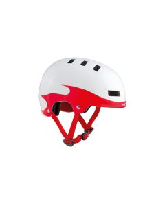 MET YoYo Fahrradhelm (weiß / rot)