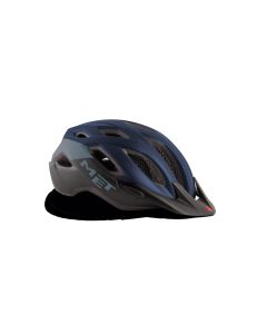 MET Crossover Fahrradhelm (schwarz / blau)
