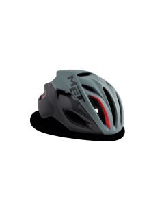 MET Rivale Fahrradhelm (schwarz / rot / grau)