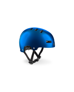 Bluegrass Superbold Cross Fahrradhelm (blau metallisch)