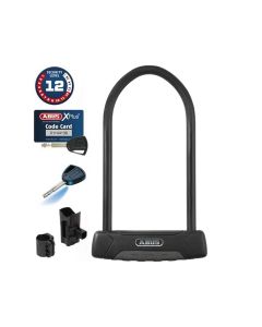 Abus GRANIT Plus 470 + USH 470 Bügelschloss (23 cm | schwarz)