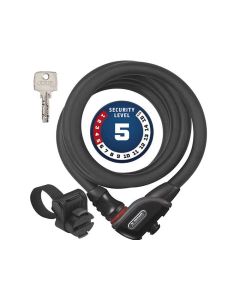 Abus PHANTOM 8950/180 TexKF Spiralkabelschloss (180cm | schwarz)