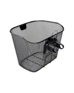 Asista Vorderradkorb (schwarz)