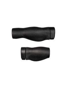 Herrmans Clik Comfort Fahrradgriffe (schwarz | 123/90mm | Ø22mm | Paar)