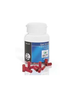 XLC BR-X10 Endkappen für Bremsaußenhülle (rot | Innendurchmesser 5,0mm | 10 Stück)