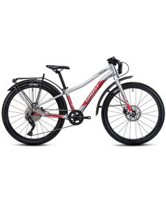 Ghost Kato 24 Pro EQ Mountainbike (24" | silber / krawallrot)