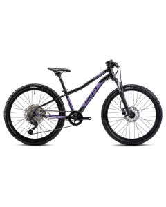 Ghost Lanao 24 Full Party Mountainbike (24" | schwarz / lila)