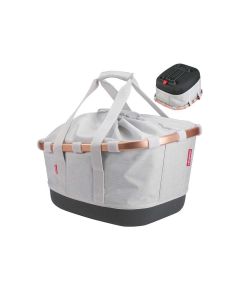 KLICKfix Bikebasket GT Hinterradtasche (twist sky rose | 21 Liter | Racktime)